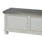 Coffre avec structure en peuplier massif fabriqué en Italie - Dievis Viadurini