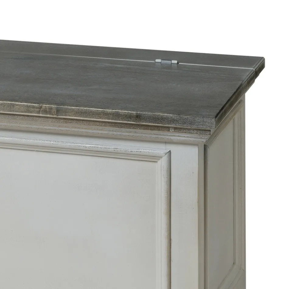 Coffre avec structure en peuplier massif fabriqué en Italie - Dievis Viadurini