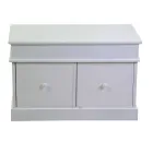 Coffre d'intérieur en bois avec 2 tiroirs - Meduse Viadurini