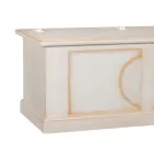 Coffre en bois plaqué avec différentes finitions fabriquées en Italie - Krishna Viadurini