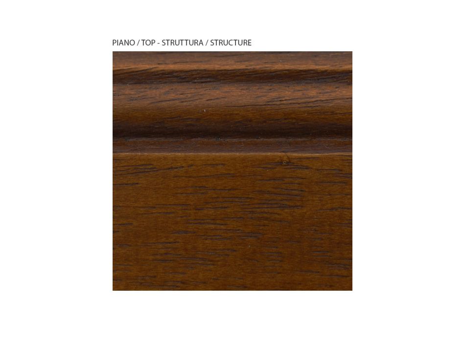 Commode en bois plaqué et différentes finitions fabriquées en Italie - Hermod Viadurini