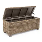 Coffre d'extérieur en fibre naturelle de Kubù - Nogitsune Viadurini