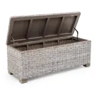 Coffre d'extérieur en fibre naturelle de Kubù - Nogitsune Viadurini