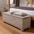 Coffre d'extérieur en fibre naturelle de Kubù - Nogitsune Viadurini