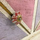 Commode artisanale en bois avec tiroirs colorés Made in Italy - Brighella Viadurini