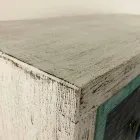 Commode artisanale en bois de sapin avec 3 tiroirs Made in Italy - Singe Viadurini