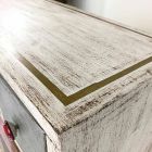 Commode artisanale en bois massif à 9 tiroirs Made in Italy - Pierrot Viadurini