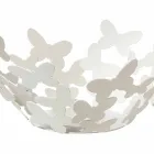 Centre de table design en fer blanc, beige ou ivoire fabriqué en Italie - Leiden Viadurini