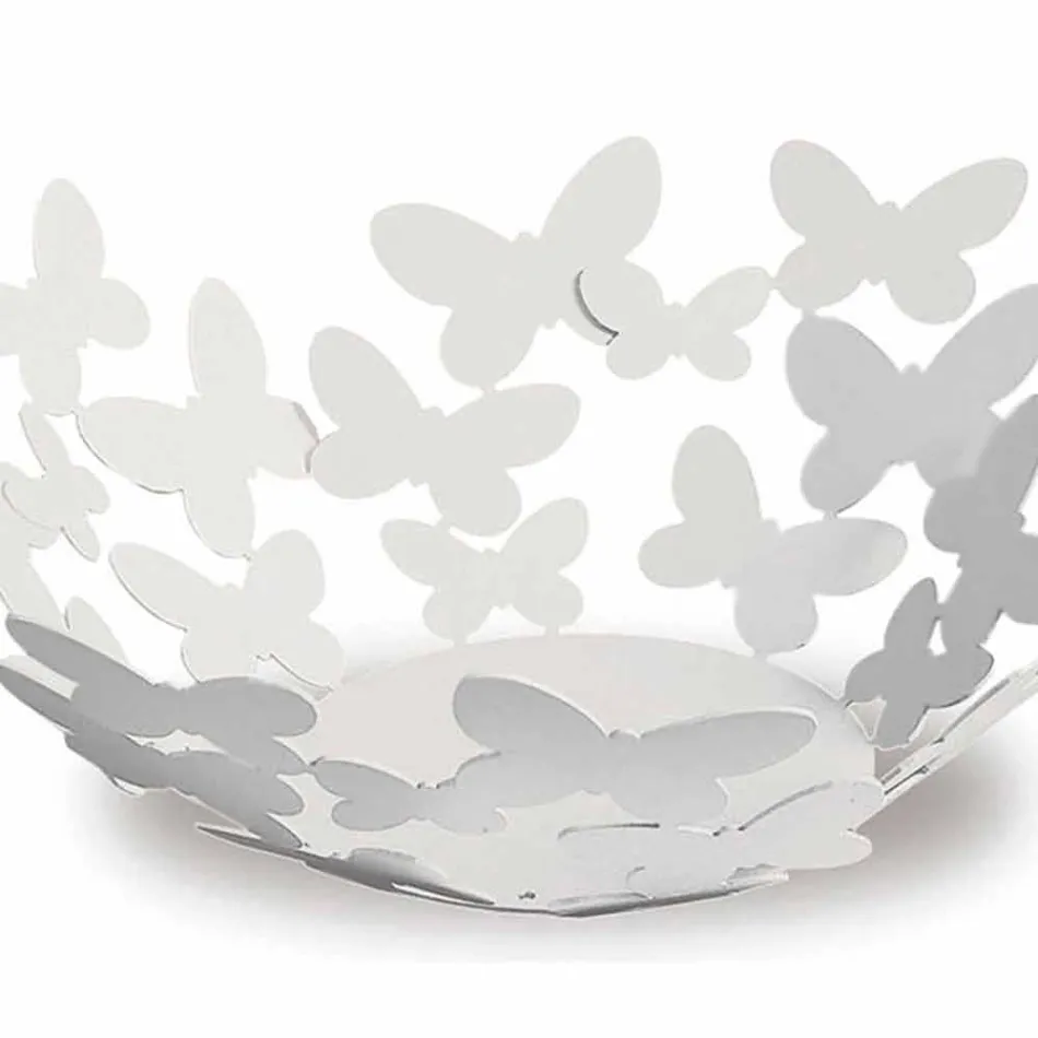 Centre de table design en fer blanc, beige ou ivoire fabriqué en Italie - Leiden Viadurini