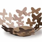 Centre de table design en fer blanc, beige ou ivoire fabriqué en Italie - Leiden Viadurini