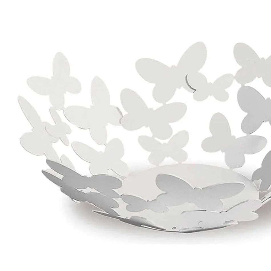 Centre de table design en fer blanc, beige ou ivoire fabriqué en Italie - Leiden Viadurini