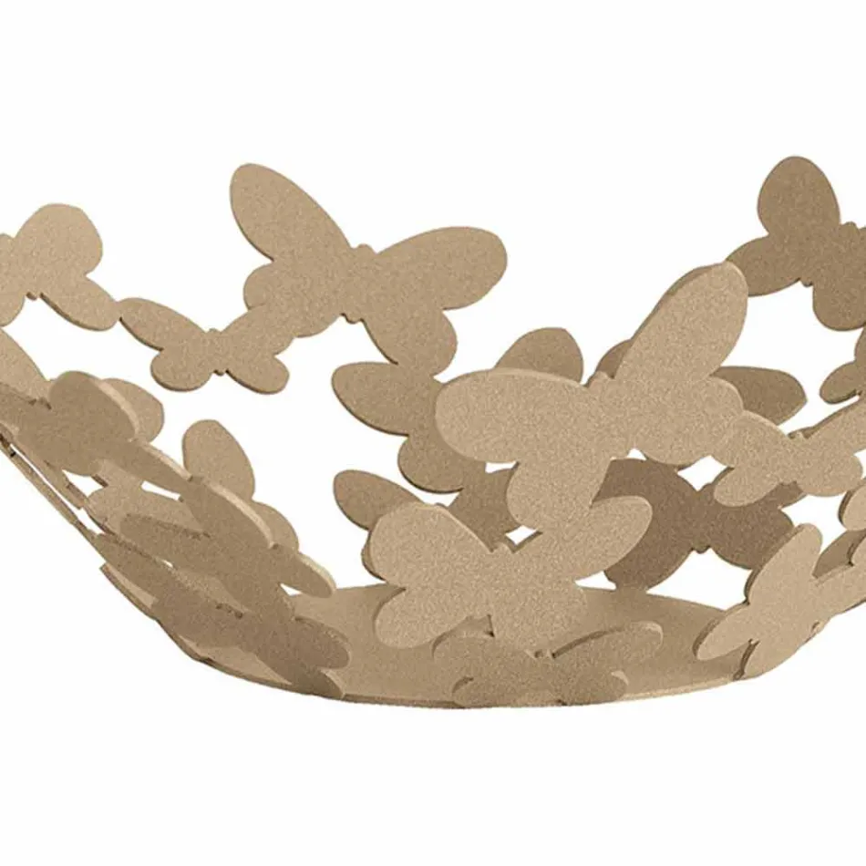 Centre de table design en fer blanc, beige ou ivoire fabriqué en Italie - Leiden Viadurini