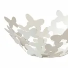 Centre de table design en fer blanc, beige ou ivoire fabriqué en Italie - Leiden Viadurini