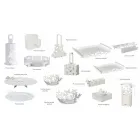 Centre de table fait main en fer, fabriqué en Italie - Leiden Viadurini