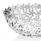 Centre de table demi-sphère en métal argenté Décorations florales de luxe - Terraceo Viadurini