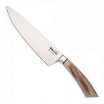 Bloc magnétique en bois avec 9 couteaux de cuisine Made in Italy - Bloc