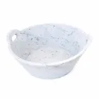 Panier en Marbre Blanc de Carrare de Design de Luxe Italien - Tinozzo Viadurini