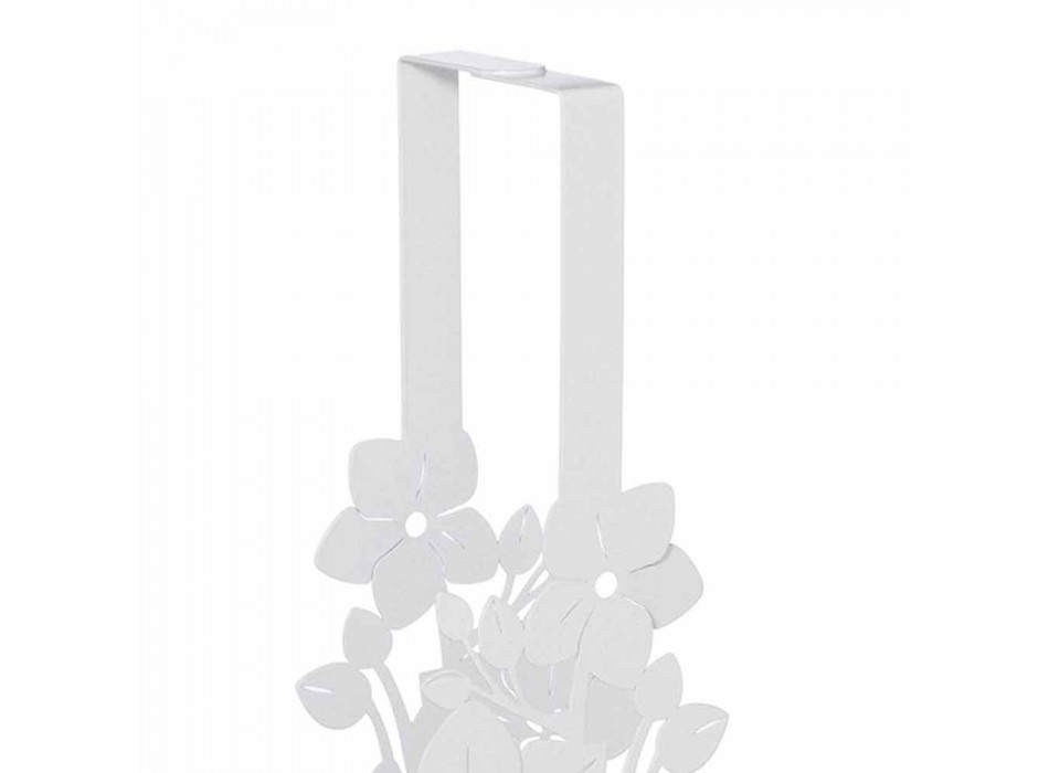 Panier porte-gobelet en fer floral design moderne fabriqué en Italie - Marken Viadurini
