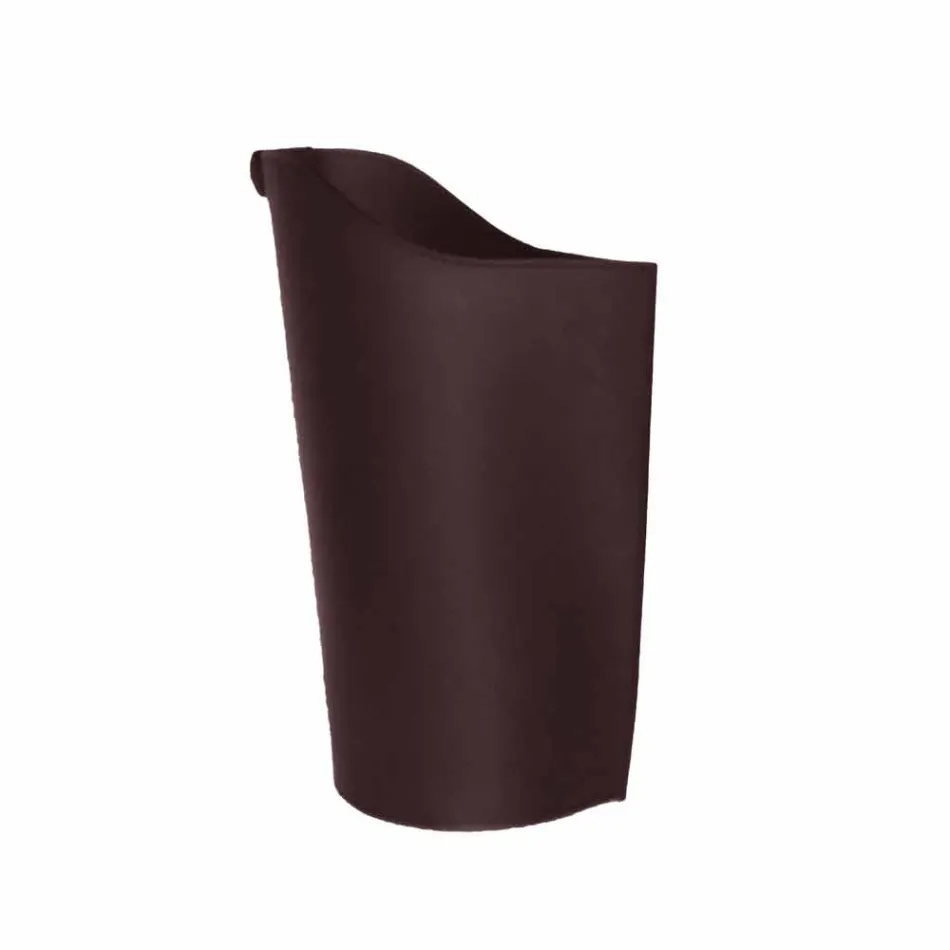 Porte-pellet intérieur panier cuir 15 kg design Sapel Viadurini