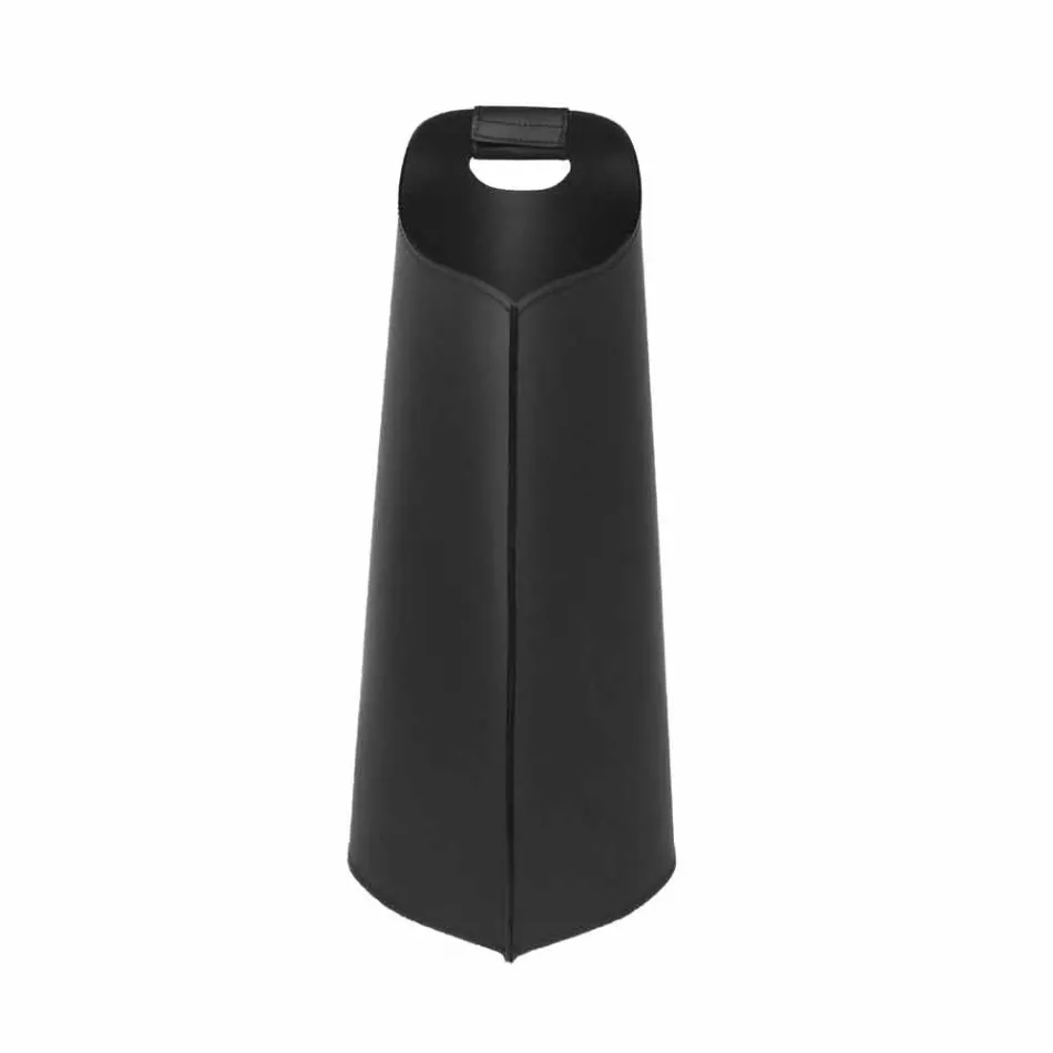 Porte-pellet intérieur panier cuir 15 kg design Sapel Viadurini