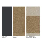 Chaise longue d'extérieur en fer et tissu fait main Made in Italy - Relax Viadurini