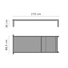 Chaise Longue de Jardin avec ou sans Matelas Haute Qualité - Filomenalet Viadurini