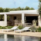 Chaise Longue de Jardin avec ou sans Matelas Haute Qualité - Filomenalet Viadurini