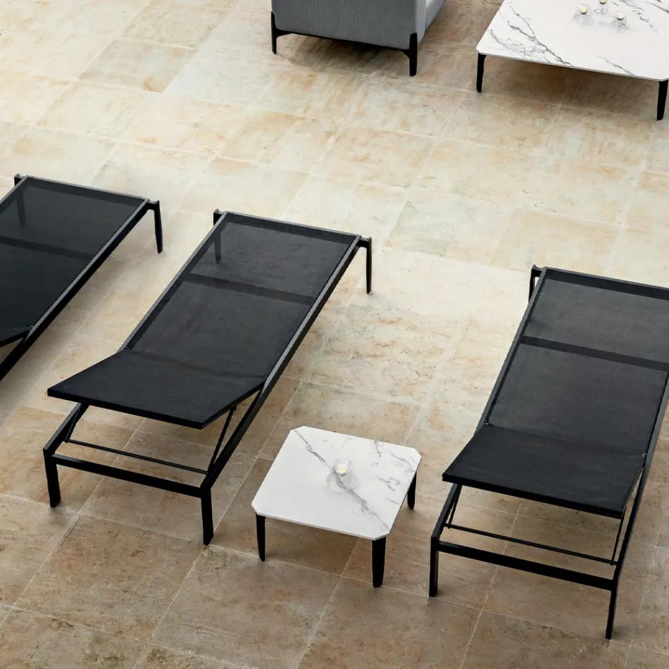 Chaise Longue de Jardin avec ou sans Matelas Haute Qualité - Filomenalet Viadurini