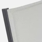 Chaise longue de jardin avec roues et dossier inclinable, 4 pièces - Babilonia Viadurini