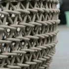 Chaise longue de jardin en caoutchouc avec structure tissée en corde - Shuffle Viadurini