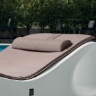 Chaise longue de jardin en polyéthylène coloré Made in Italy - Flores Viadurini