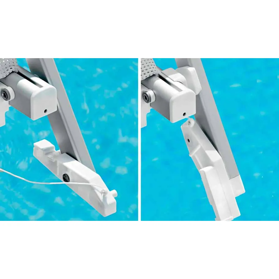 Chaise longue de jardin moderne avec parasol et dossier inclinable - Arnold Viadurini