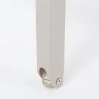 Chaise longue de jardin inclinable en aluminium, Homemotion, 4 pièces - Lester Viadurini