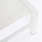 Chaise longue de jardin inclinable en aluminium, Homemotion, 4 pièces - Lester Viadurini