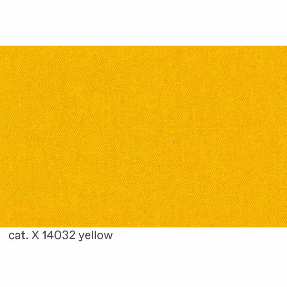 Chaise Longue en Bouleau avec Assise en Coton Fabriquée en Italie - Fortaleza Viadurini