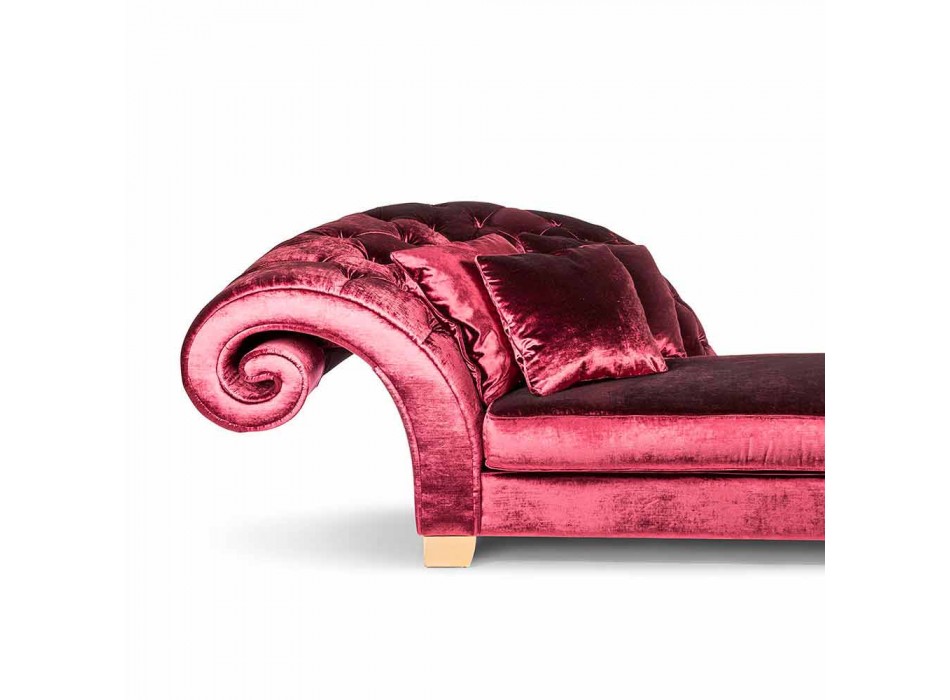 salon chaise classique avec un tissu 100% Made in Italy Basco Viadurini