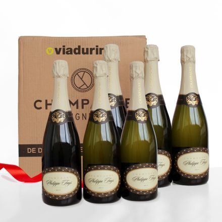 Cuvée de Champagne exclusive Viadurini pack de 6 bouteilles "Champagne de Vignerons" Viadurini