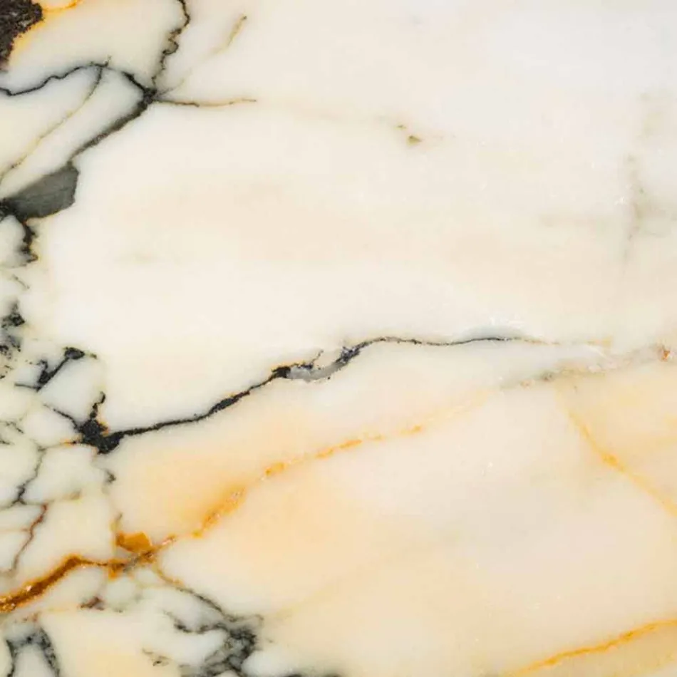 Coupe à fruits en marbre Portoro, Marquinia ou Paonazzo Made in Italy - Fruit Viadurini