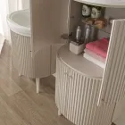 Colonne à quatre portes avec traitement Cannetté Made in Italy - Candy Viadurini