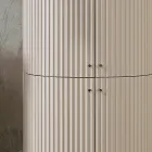 Colonne à quatre portes avec traitement Cannetté Made in Italy - Candy Viadurini