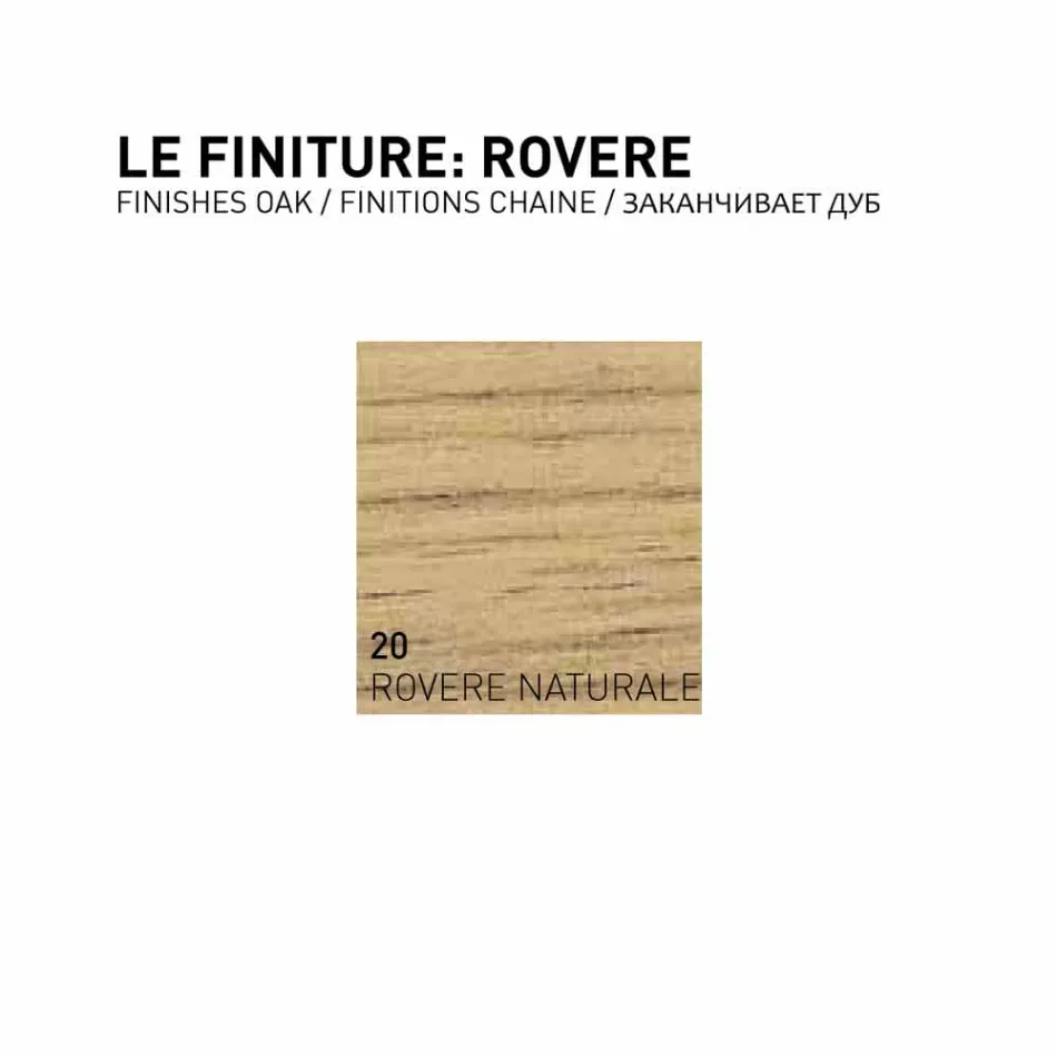 Gioia, Meuble de salle de bain suspendu 2 portes en bois de chêne, fabriqué en Italie Viadurini