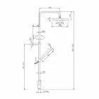 Colonne de douche à section ronde en laiton avec douchette à main Made in Italy - Amadeo Viadurini