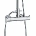 Colonne de douche avec mitigeur thermostatique en laiton Made in Italy - Gallo Viadurini