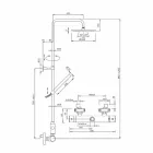 Colonne de douche avec pommeau de douche en acier ultramince Made in Italy - Studio Viadurini