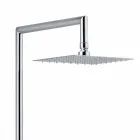Colonne de douche de luxe en laiton finition chromée Made in Italy - Gallo Viadurini