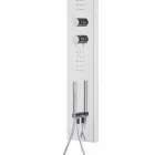 Colonne de douche en acier avec pomme de douche pluie Made in Italy - Sailor Viadurini