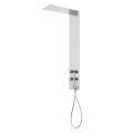 Colonne de douche en acier avec pommeau de douche effet pluie Made in Italy - Sailor