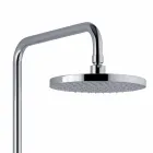 Colonne de douche télescopique et réglable en laiton chromé Made in Italy - Naspo Viadurini