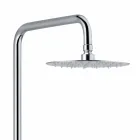 Colonne de douche monocommande en laiton finition chromée Made in Italy - Padula Viadurini