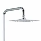 Colonne de douche monocommande en laiton finition chromée Made in Italy - Padula Viadurini